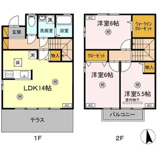 ROYAL GARDEN CASAHARAの間取り