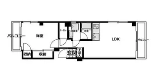 八木ビル【3階】の間取り