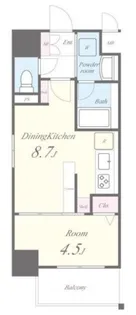 アヴェニール久米川【4階】の間取り