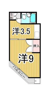 サンライトマンション【2階】の間取り