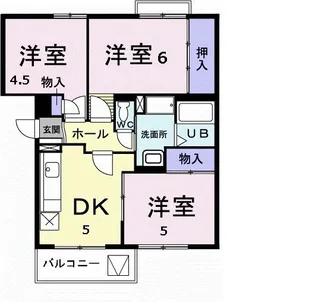 パストラルK【3階】の間取り