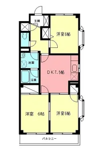ファインファースト久地【3階】の間取り