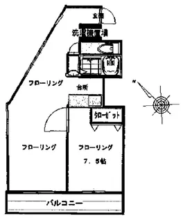 アズマヤ栄橋ビル【4階】の間取り