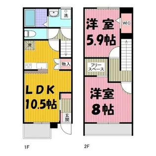 Maisonettepark 大道の間取り