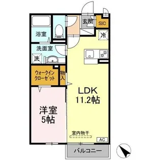 プレジュール【2階】の間取り