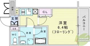 ウェルスクエア池田石橋2【3階】の間取り