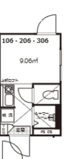 カーサマグノリア【2階】の間取り