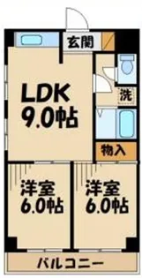 ドンジョン国領【4階】の間取り