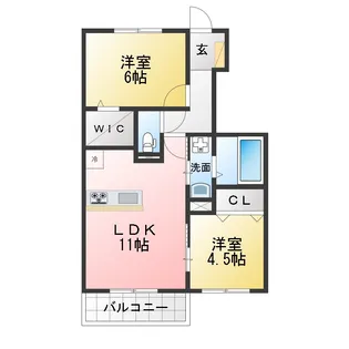 パストラル【1階】の間取り
