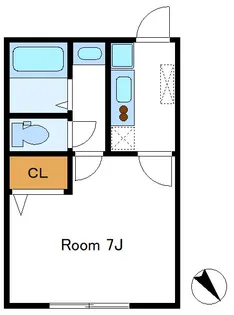 KAresidence西日暮里【3階】の間取り