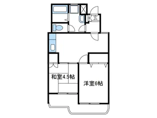ノアハヤシII【1階】の間取り