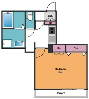 Shiraz【1階】の間取り