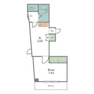 ドルフケンマート【2階】の間取り