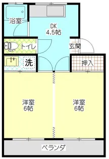 コーポ中沢1号館【3階】の間取り