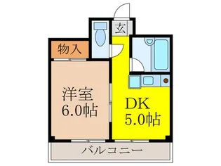 メイプルコート【2階】の間取り