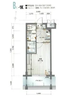 サヴォイテンジンクォーター【6階】の間取り