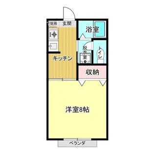 ハイツローリエ【1階】の間取り