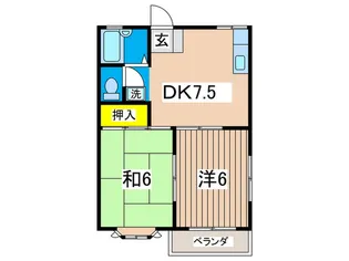 メゾン松井【2階】の間取り