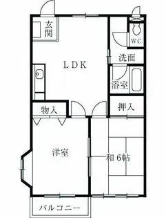 ネオアベニュー【4階】の間取り