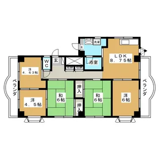 オレンジボックス.【2階】の間取り