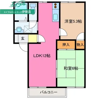 エントピア高丘【1階】の間取り