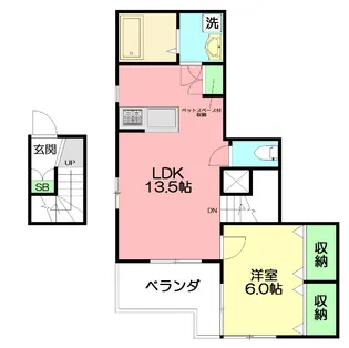 セディア【2階】の間取り