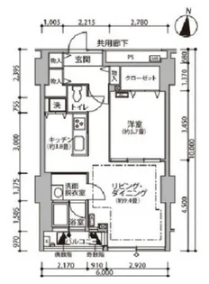 東雲キャナルコートCODAN11号棟【10階】の間取り