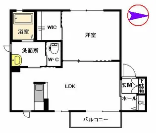 グランディール【2階】の間取り