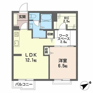 ハイツ オリエント【2階】の間取り