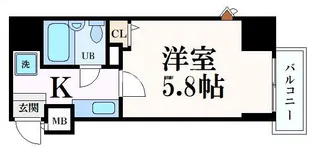 エスリード京都駅前【3階】の間取り