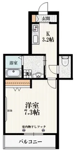 メゾン デ ラ ヴィレ【3階】の間取り