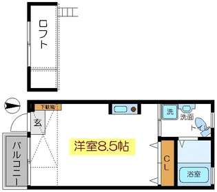 ティラージュ【2階】の間取り