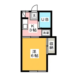 サンフラット【1階】の間取り