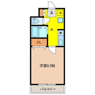 アーバンスカイ【1階】の間取り
