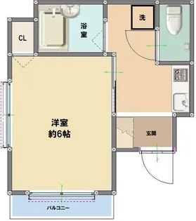 メゾンユニソール神楽坂【4階】の間取り