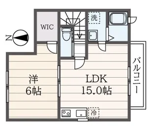 ココ代沢【2階】の間取り