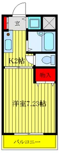 ヴェリタス板橋【1階】の間取り