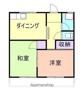第二南方マンション【2階】の間取り