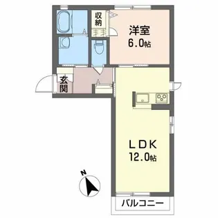 コンフォール【1階】の間取り