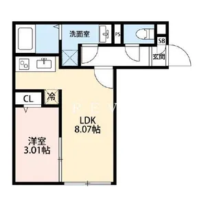 LUFT GOKOKUJI【3階】の間取り