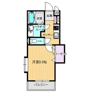 ミオ スタンザ【4階】の間取り