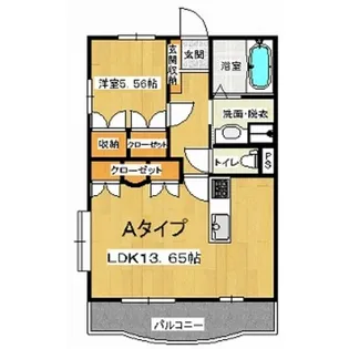 ブランドール【1階】の間取り
