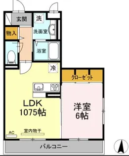 ベルウッド【2階】の間取り