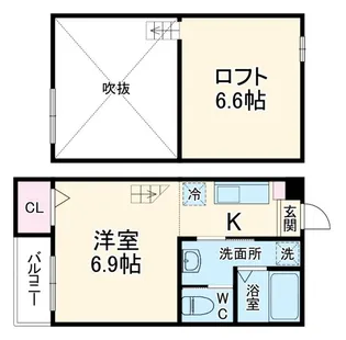 Leaf1八千代台西【2階】の間取り