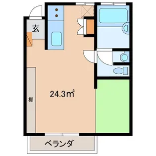 バンハウス【1階】の間取り