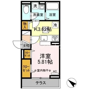 セレスティア東瑞江【1階】の間取り