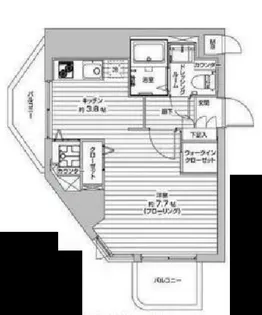 21オギサカ志村坂上【4階】の間取り