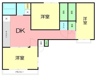 コーポ柳【2階】の間取り