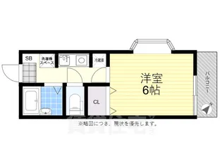 青穎弐番館【1階】の間取り