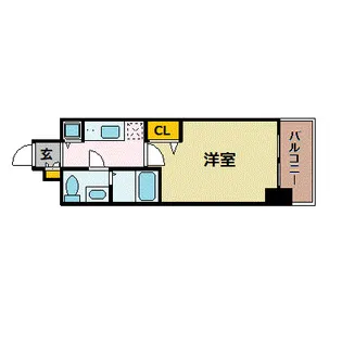 クリスタルグランツ西本町【12階】の間取り